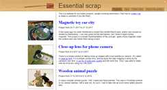 Desktop Screenshot of essentialscrap.com